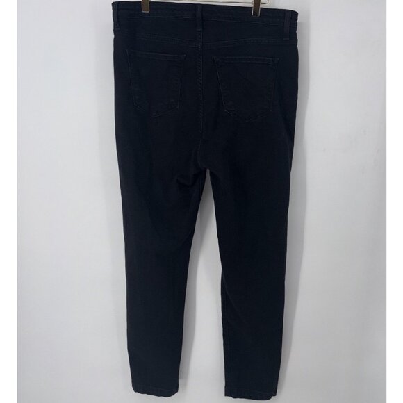 Buckle Flying Monkey High Rise Ankle Skinny Black Jeans Women's Size 32 27" Ins - Picture 4 of 10